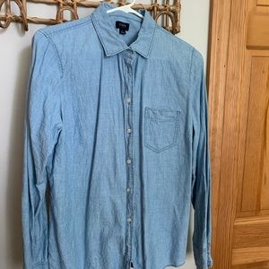 Women’s J Crew Chambray shirt - size L